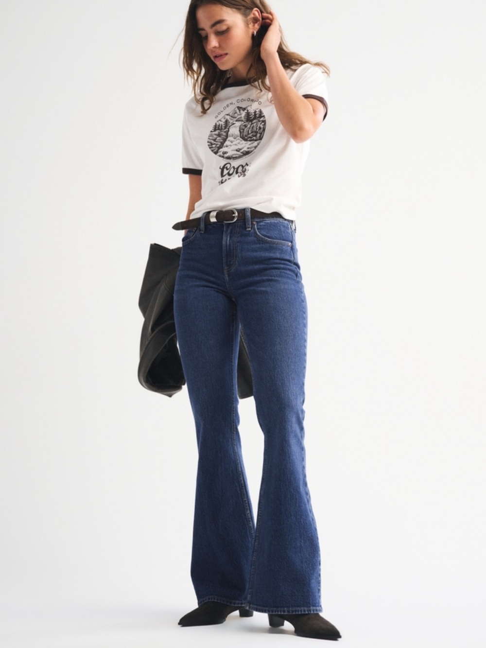 NWT ABERCROMBIE & FITCH The Vintage Flare High Rise Sz 30/10S
